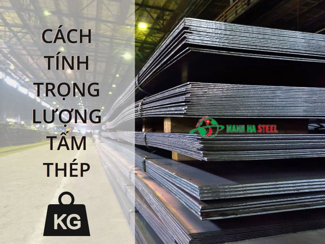 cách tính trọng lượng thép tấm gân chống trượt theo công thức