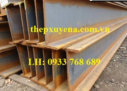 Minh họa tiết diện thép hình I trong bảng quy cách thép hình