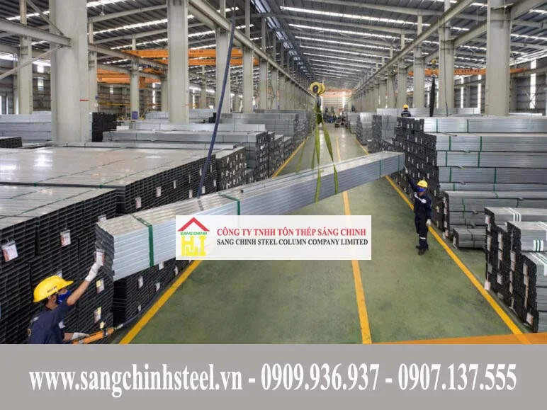 trọng lượng riêng thép hộp mạ kẽm