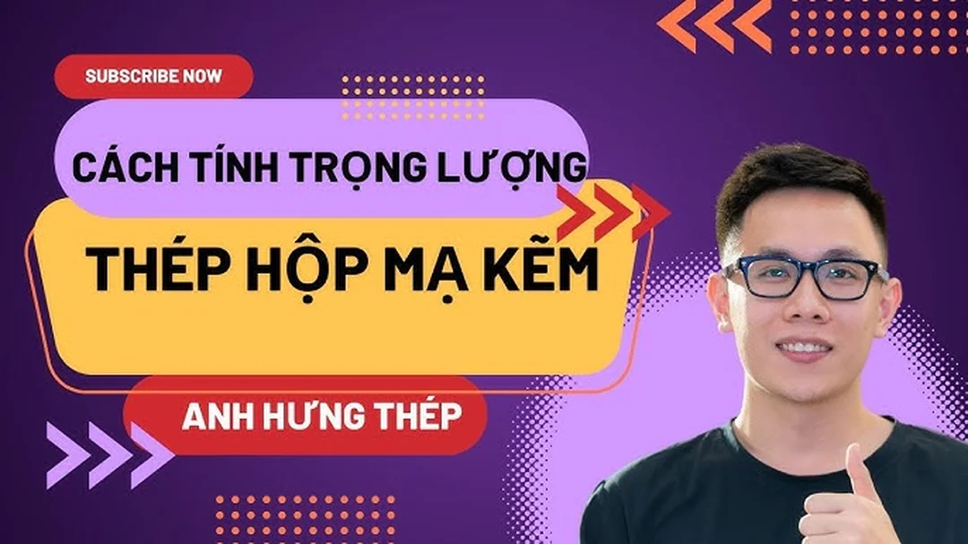 Video hướng dẫn tính trọng lượng thép bằng công thức và bảng tra